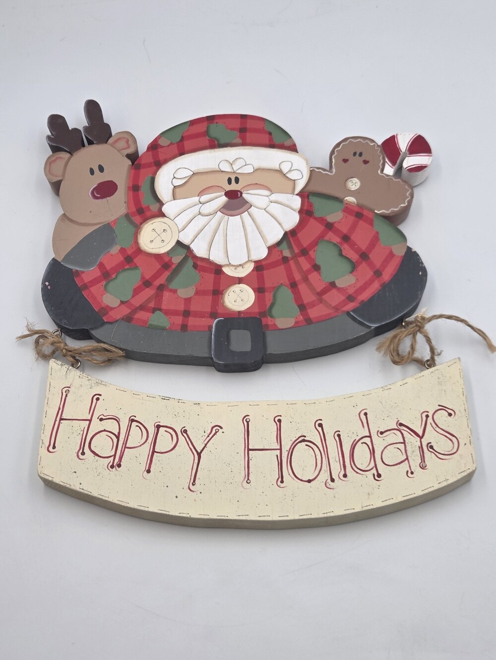 Christmas‎ Happy Holidays Home Sign Farmhouse Country Decor Santa  Cottagecore